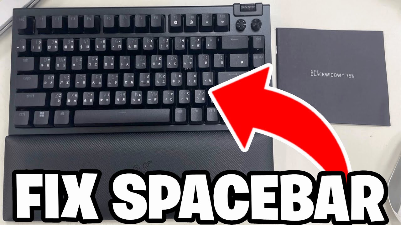 How To Fix Mechanical Keyboard Spacebar! - Tutorial - YouTube