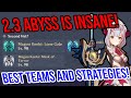 2.3 ABYSS IS RIDICULOUS! Best Teams for the NEW Abyss 12!