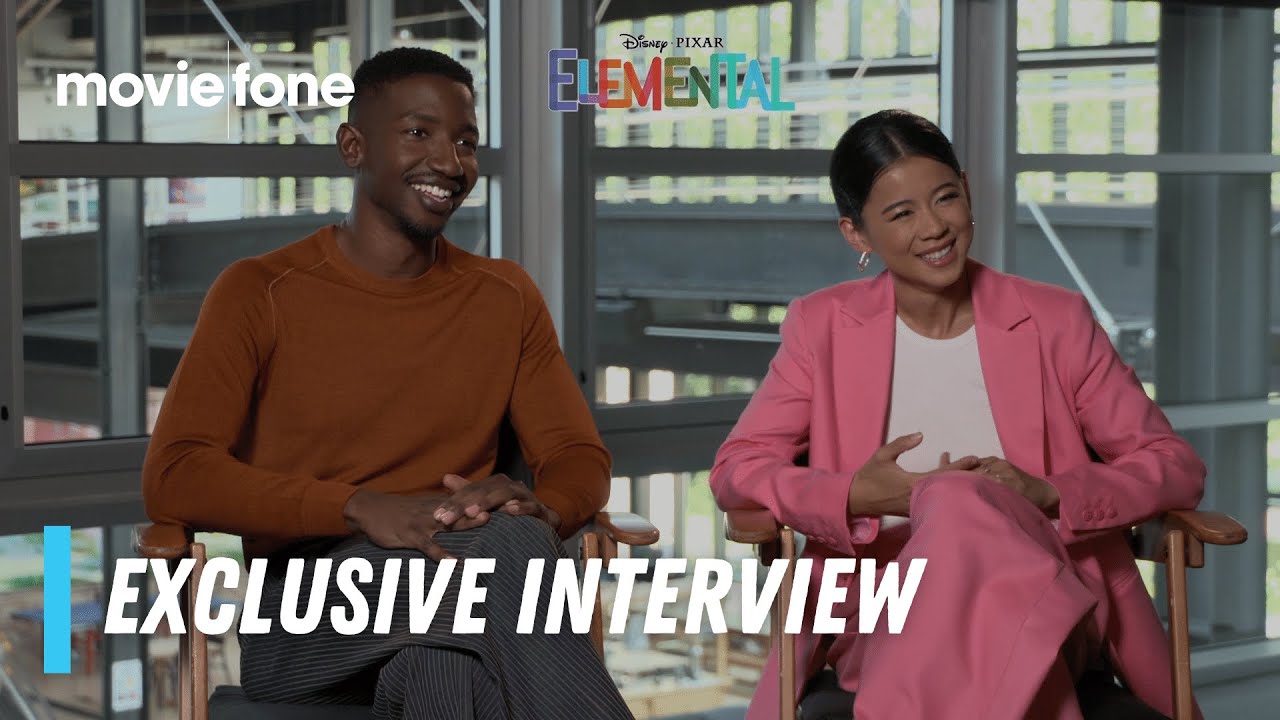 Elemental | Exclusive Interviews | Leah Lewis, Mamoudou Athie - YouTube