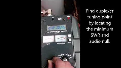 Simple Duplexer Tuning