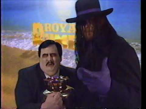 Undertaker Royal Rumble Promo 1995 01 01 