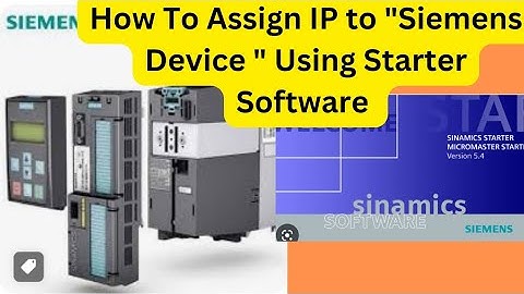 Siemens G120 Drive IP Assign simple and mistake proof method#siemens #vfd #drive #programming