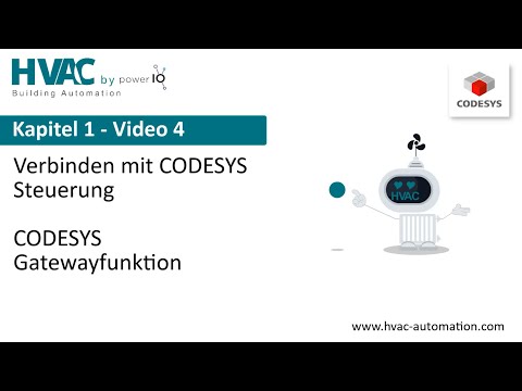 1.4 - HVAC Automation CODESYS: Verbinden mit CODESYS Steuerung und Gatewayfunktion