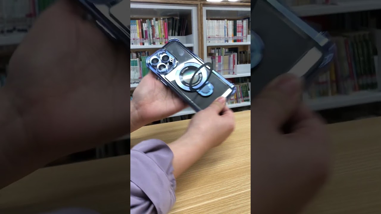 💎 Crystal Clear MagSafe iPhone Case with Ring Stand! ✨ - BuzzShop