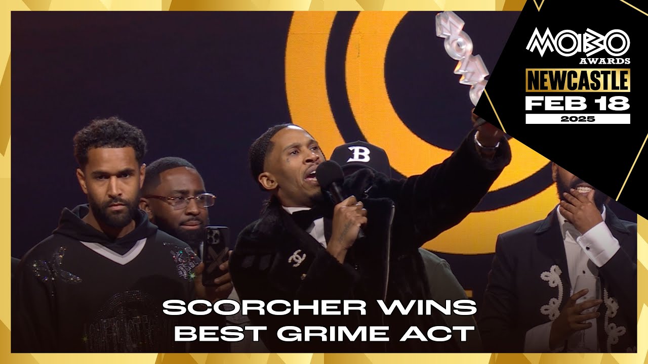 🏆 Scorcher Wins Best Grime Act Award at 2025 MOBO Awards🎤 | 