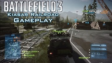 Battlefield 3 - "Kiasar Railroad" Capture The Flag Gameplay (End Game DLC)