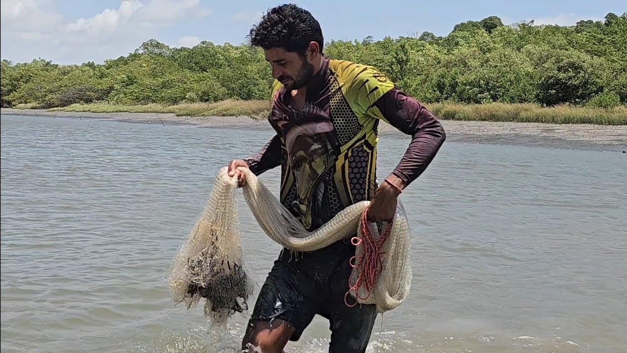 NUNCA VI TANTO CAMARÃO, CARDUMES NA LAGOA RASA.