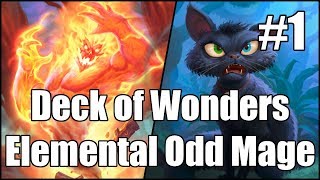 Hearthstone Deck Of Wonders Elemental Odd Mage Part 1