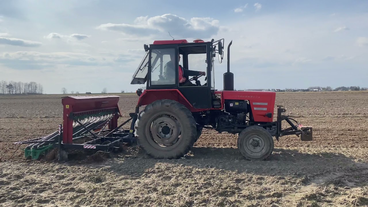 Wiosna 2k21. Władimirec T25 + Agregat uprawowo-siewny Владимирец T25