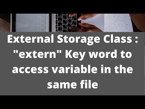 Understand 'extern' key