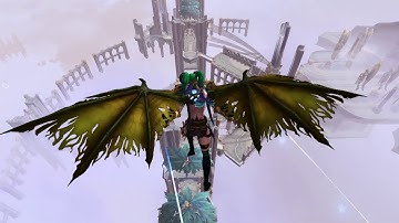 Giant Angel City floating in "The In-Between" (Out of Bounds)