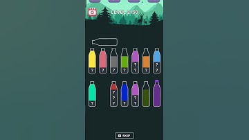 Water sort puzzle level 2150