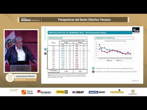 CRECIMIENTO DE DEMANDA DE ELECTRICIDAD SERÁ MENOR POR FALTA DE NUEVOS PROYECTOS MINEROS
