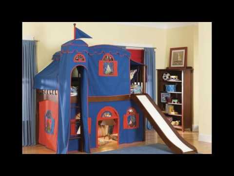 kids-loft-bed-with-slide