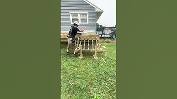 Stair Construction 101. Let’s hear what you would have done differently. 🤔😜 #framing #deck