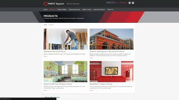 PABCOgypsum.com - Functionality Session 2: Products and Submittal Builder