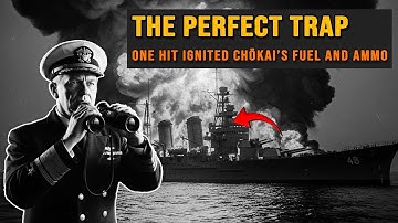 The Moment a U.S. Admiral Closed a Perfect Trap — One Shell Turned Chōkai Into a Fireball