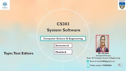 CS 303 SS Module 6 Text Editors