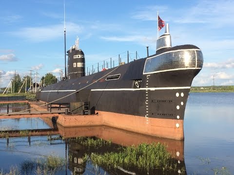 Видео: Подводная лодка Б-440 - музей г. Вытегра