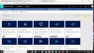 Creating Apps using AppDesigner- CRM