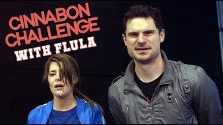 THE CINNABON CHALLENGE WITH FLULA // Grace Helbig