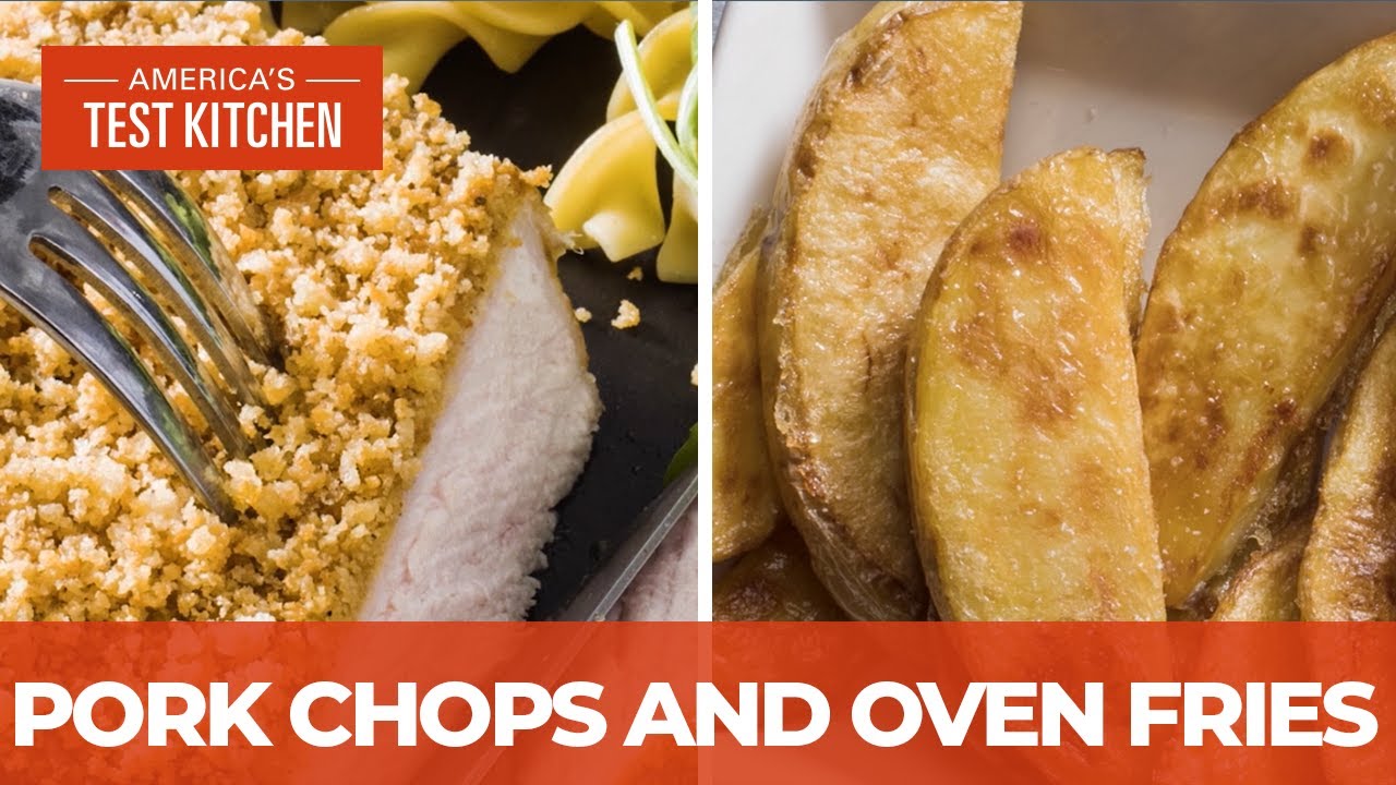 How to Make Crispy Deviled Pork Chops and Thick-Cut Oven Fries | America
