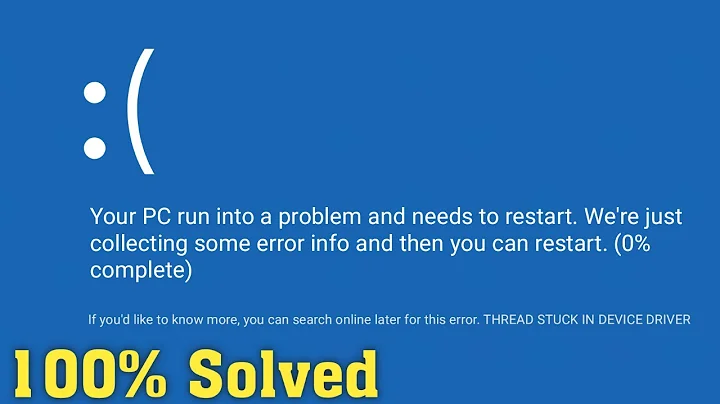 Fix THREAD_STUCK_IN_DEVICE_DRIVER_MBSOD dxgkrnl.sys - thread stuck in device driver Blue Screen