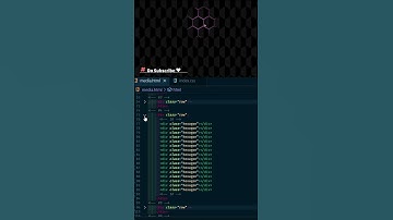 3D Hexagon Shape Hover Effect ⬢  #html #shorts #css #coding #programming  #javascript #htmlshorts