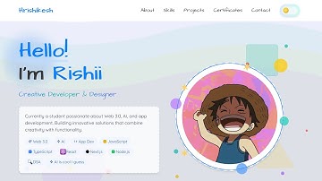 Build Your Own 3D Portfolio With Animations! (React, Tailwind, Drizzle, Framer Motion)