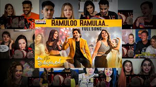 Ramuloo Ramulaa Video Song Ultimate Dance Mashup Reactions | Icon Star Allu Arjun | #DheerajReaction