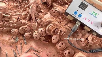 Tranh đồng quê đục thủ công đang dần hoàn thiện - gửi khách