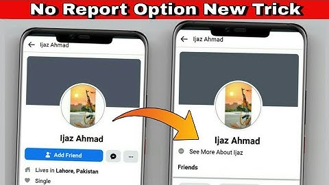 Hide report option on Facebook ID New Trick 2021 | How To Hide Report Option On FB | By Top Trick