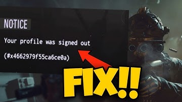 How To Fix COD Warzone 2 Your Profile Was Signed Out | MW2 Your Profile Was Signed Out Fix