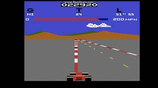 Pole Position (Atari 2600) Gameplay