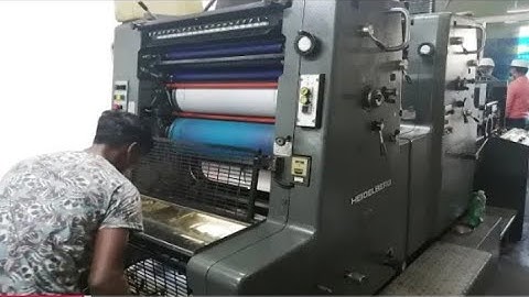 Heidelberg MOZP S Offset Printing Machine 2 Colour