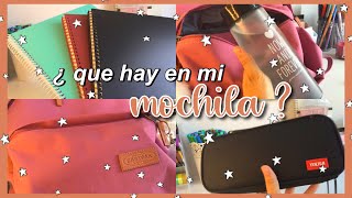 ¿QUE HAY EN MI MOCHILA? 🎒 by nora’s notes 2,583 views 2 years ago 9 minutes, 1 second