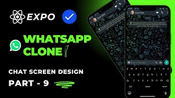 Design WhatsApp Chat Screen UI in React Native Expo | WhatsApp Clone Tutorial in Hindi