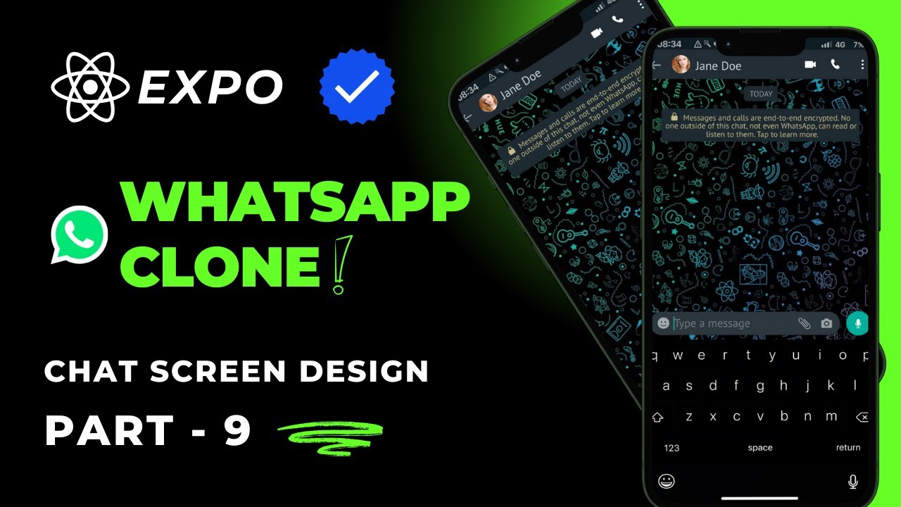 Design WhatsApp Chat Screen UI in React Native Expo | WhatsApp Clone ...