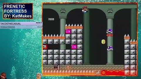 Frenetic Fortress by Katmakes from Team Shell SMW Hack