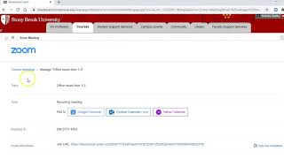 Creating Zoom Office Hours Link in Blackboard and Copying It to All of Your BB Courses.