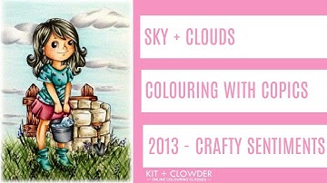 Kit and Clowder - Copic Tutorial - Sky and Clouds