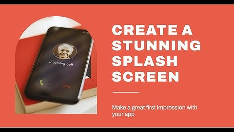 How to display native splash screen in react native