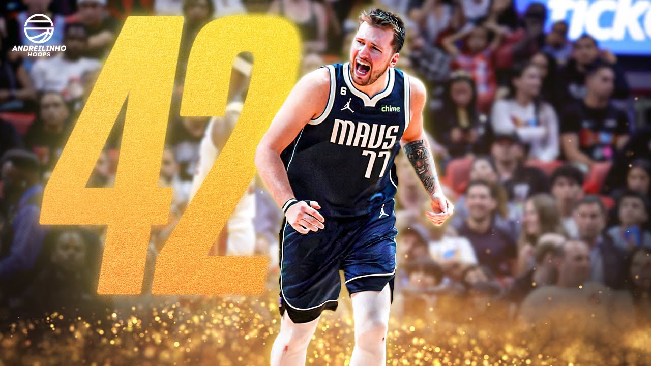 Luka Doncic 42 POINTS vs Heat! Full Highlights 01.04.23 1080P 60 FPS ...