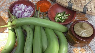 village style Cooking kathirikai poriyal / brinjal recipe in tamil Cooking By Village food Recipes