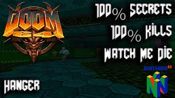 DOOM 64: z0k - Episode 1: Knee Deep in the Dead - Map01: Hanger