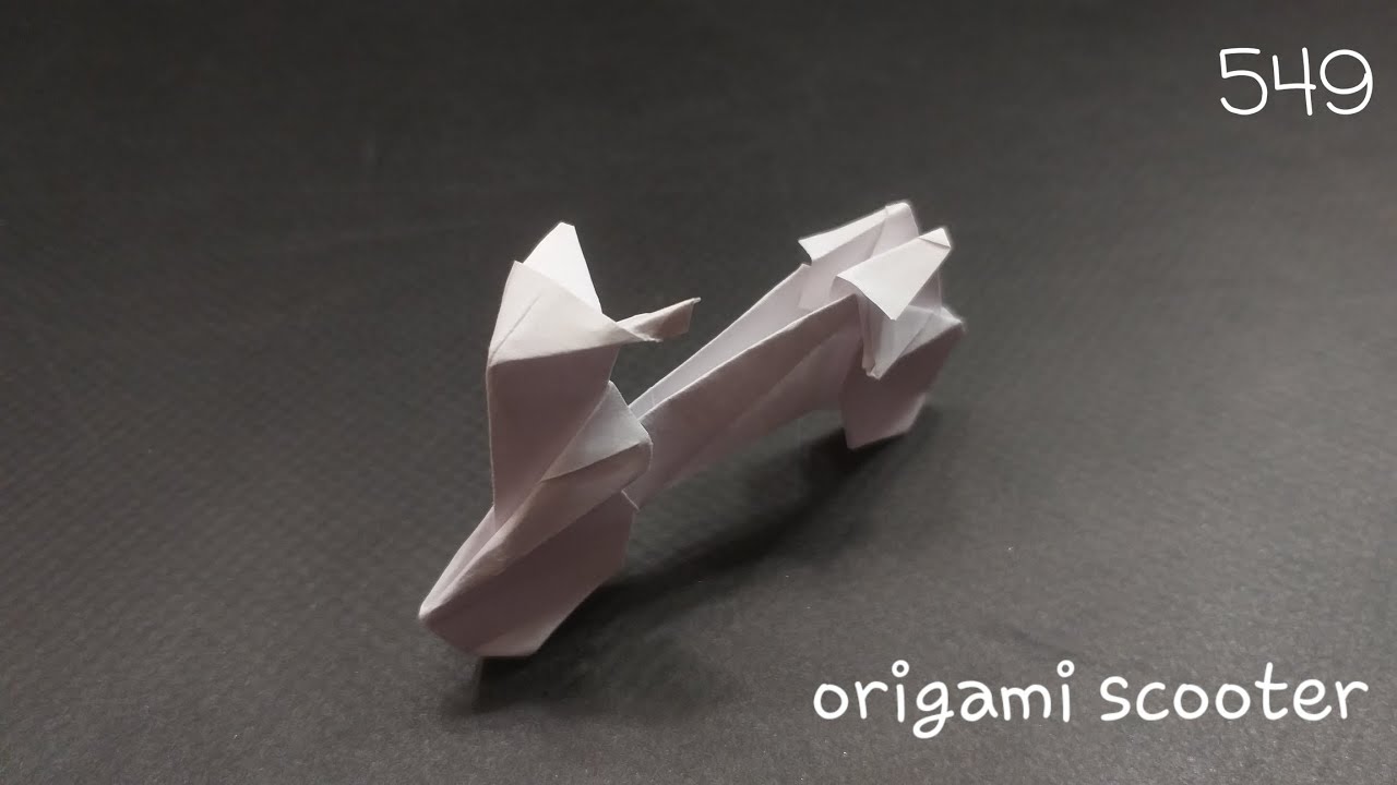 Орігамі скутер origami scooter