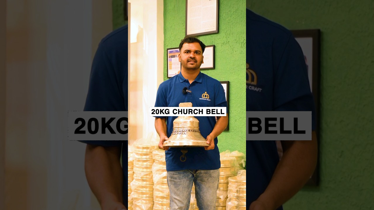 20kg Church Bell: Crafted to Perfection by Mannar Craft