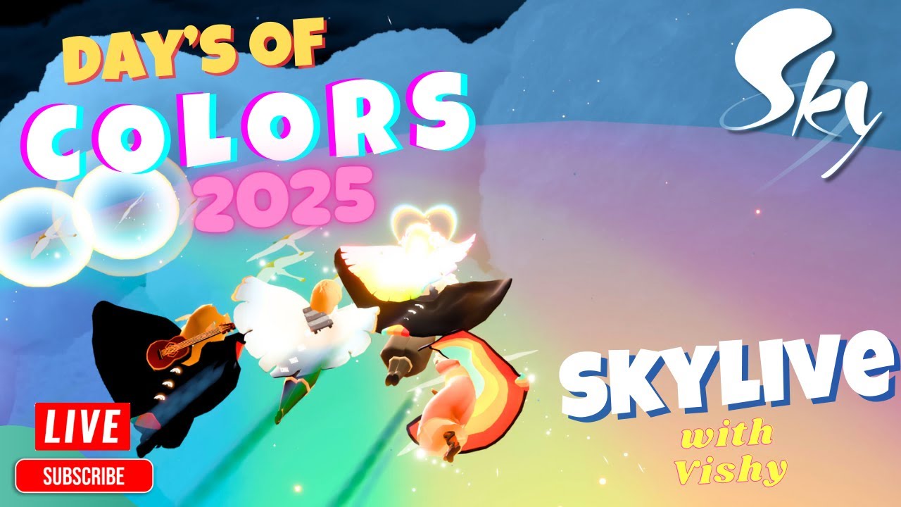 Sky Fun & DAYS OF COLORS with Troupe members - Sky CotL - YouTube
