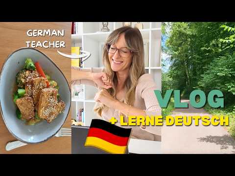 Day in a life of an online German teacher - Lerne Deutsch mit meinem Vlog