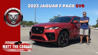 2023 Jaguar F-Pace SVR is the BEAST!! Full review and test drive.